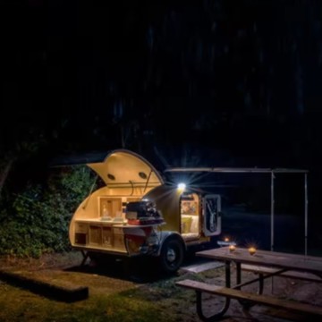 lightweight trailer camping teardrop camper mini