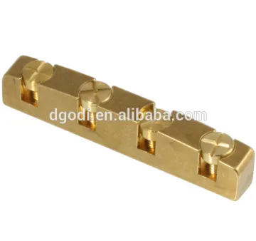 Custom made as customer's request high precision brass bass guitar nut