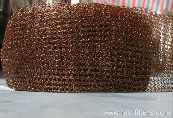 Copper Gas Liquid Filter Copper Woven Wire Mesh