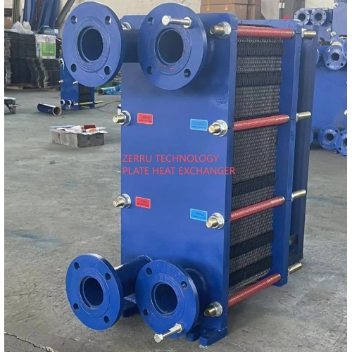 Stainless steel 316L herringbone corrugated plate heat exchanger