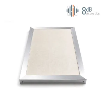 Fabric-wrapped spatial sound absorber