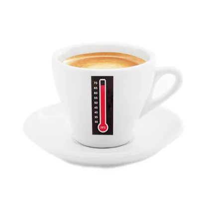 Stick The Temperature Sticker On The Cup
