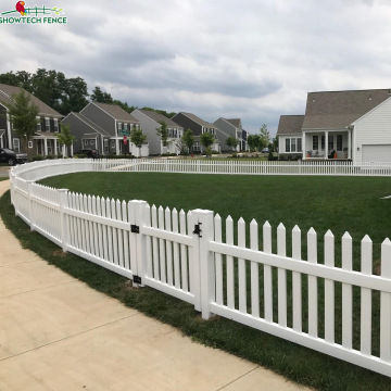White Vinyl PVC Picket Fence Panels - Hot Sale for Family Gardens