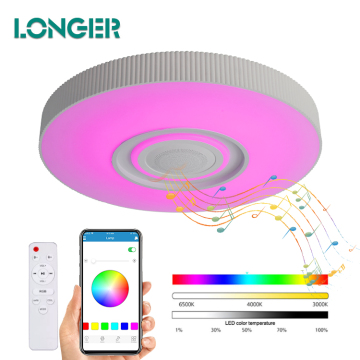 Wholesale Smart RGB Dimmable Music LED Ceiling Lamps - APP Control Round Indoor Decor