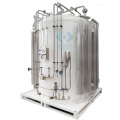 Tanque de armazenamento criogênico de vácuo de oxigênio líquido de aço inoxidável