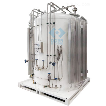 Custom tailored compact microbulk gas tank