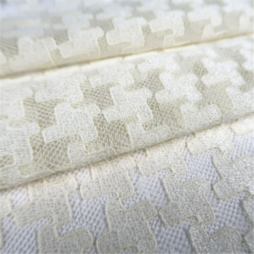 Benutzerdefinierte Nylon-Baumwoll-Spitze-Mesh-Damen-Blusenstoffe