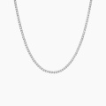 Elegk 18K အဖြူရောင်ရွှေရောင်ဓာတ်ခွဲခန်းစိန်လည်ဆွဲ