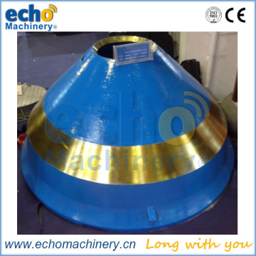 high quality stone crusher spare parts manganese cone liners