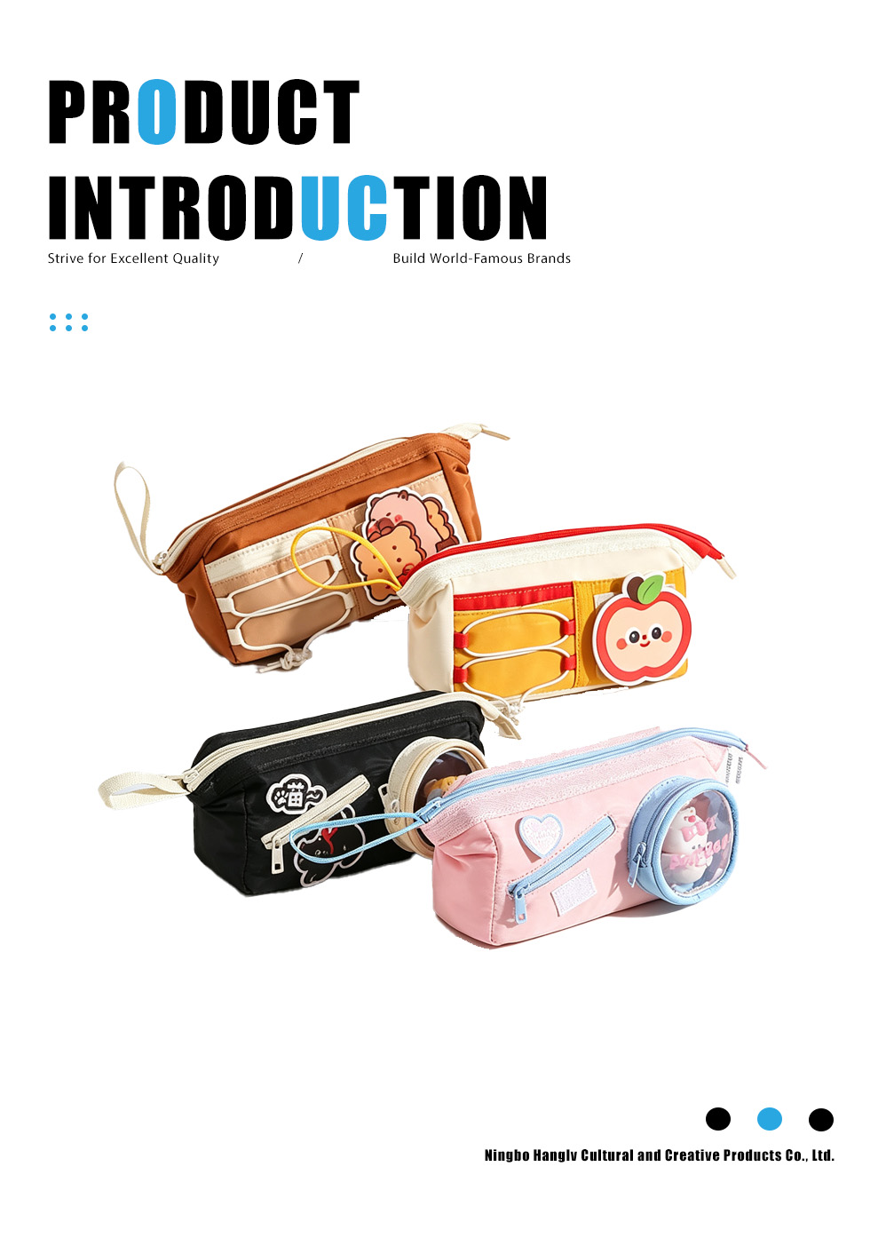 Kaba Bear Lucky Apple Pencil Case(6)