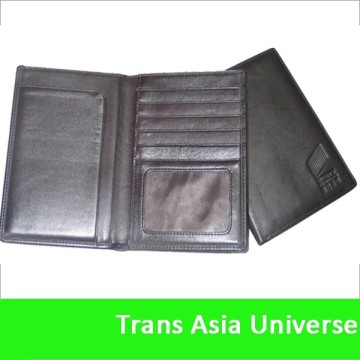 Hot Selling high quality leather passport case wallet credit card