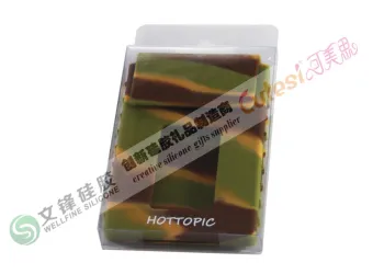 Army color for silicone business name card box supplier