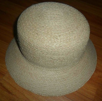 raffia straw bucket hat