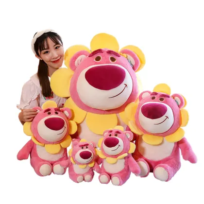 Wholesale TikTok Hot Selling Strawberry Bear Plush Toy - Flower Teenie Weenie Sunflower Plush Gift