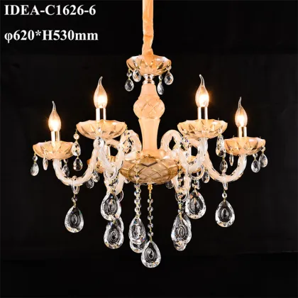 tiffany crystal lamp candle chandelier lighting