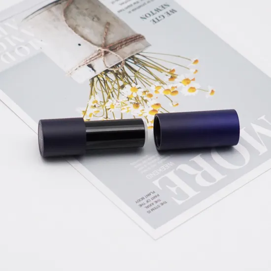 Dark Blue Magnetic Empty Lipstick Tube