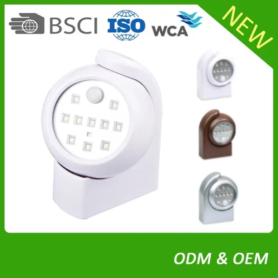Bright LED Indoor/Outdoor Battery Powered motion sensor light