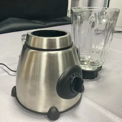 Stainless Steel 4-in-1 Kitchen Appliances: Vitamix Juicer, Blender, NutriBullet, and Electric Blender for Smoothies and Liquid Foods