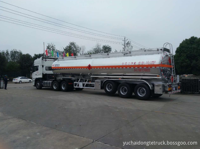 Aluminum tanker trailer