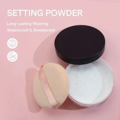 Transparent Matte Waterproof Loose Setting Powder for Private Label Cosmetics