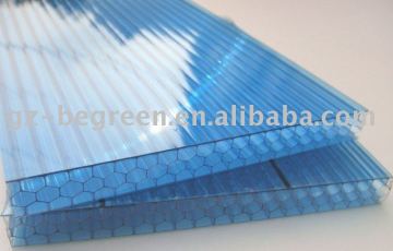 polycarbonate alveolate sheet (multiwall), polycarbonate hollow sheet, polycarbonate honeycomb sheet, PC hollow sheet