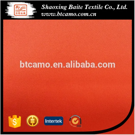 100% cotton woven weave twill style fire retardant fabric