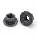 Black Zinc Flange Hex Lock Nuts