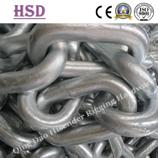 E. Galvanized Welded Open Anchor Chain
