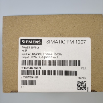 SIEMENS SIMATIC S7-1200 PM1207 Adjustable Power Supply 6EP1332-1SH71