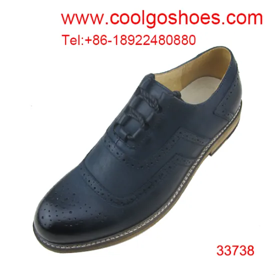 elegant latest leather men dress shoes