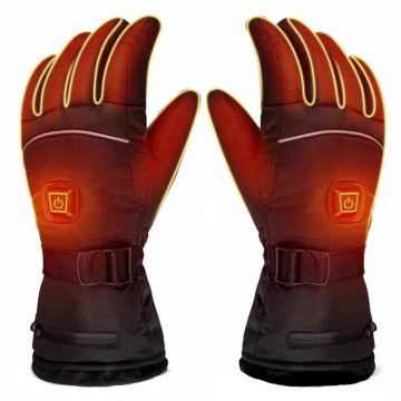 Rechargeable Heated Waterproof Gloves for Men and Women - Ideal for Winter Skiing