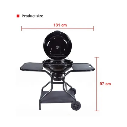 China Manufactory Trolley Barbecue Grills Mini Charcoal Grill Portable Barbecue Grills
