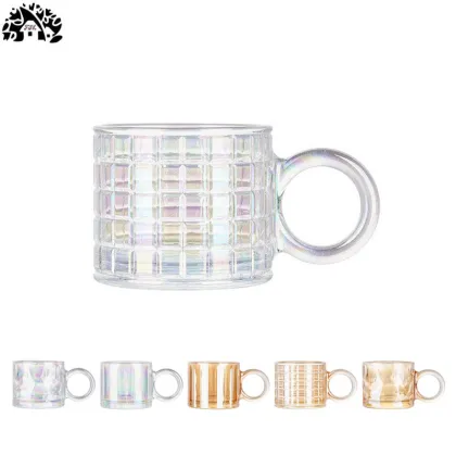 Glass Mug with Handle: A Luxurious Pyrex Glass Water Cup and Coffee Cup