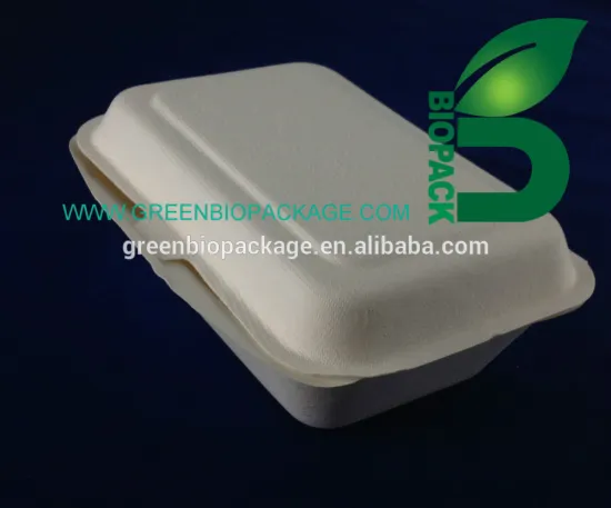 a biodegradable disposable food container with lid