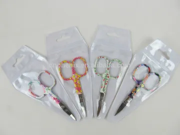 Eyebrow scissors with painting