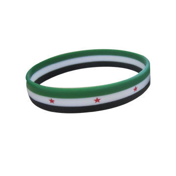 Multicolor Silicone Wristbands with Printed Logo, Customized Designs and Logos are Welcome