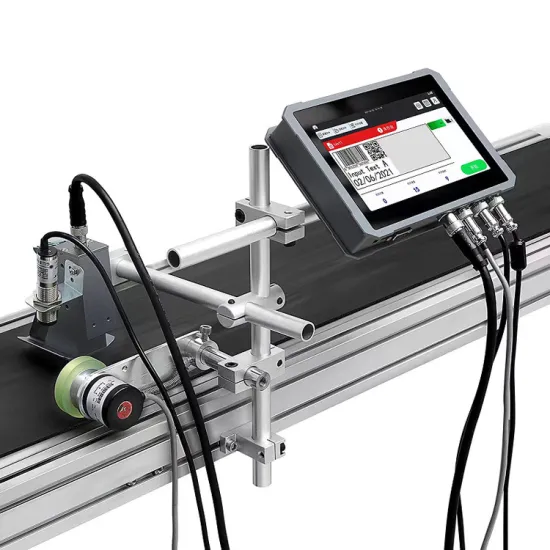 Batch Inkjet Printing System for Plastic Bottles on Conveyor