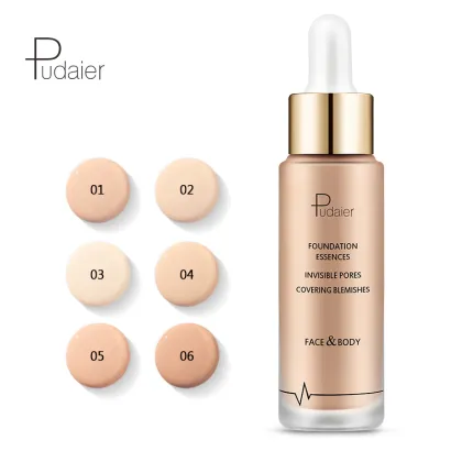Waterproof Private Label Vegan Cosmetics Mineral Makeup Liquid Foundation