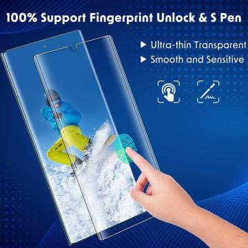 Pelindung skrin pengawetan UV untuk skrin melengkung samsung