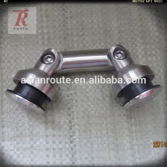 stainless steel glass connector clamp