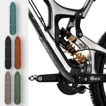 ENLEE Universal Anti-Scratch Bike Downtube Protector Stickers for MTB and Road Bicycles