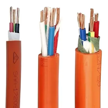 Orange Circular Cables Per AS/NZS 5000.1
