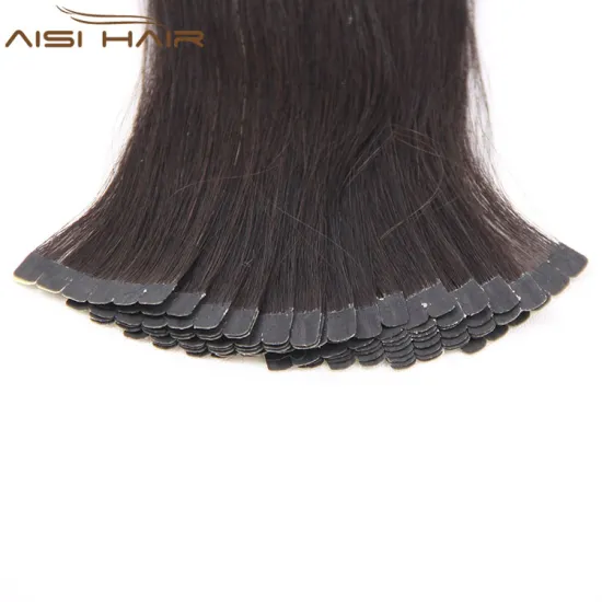 Aisi Hair Hot Sale 12"-32" Customized Color 32 Inches Brazilian Tape In Human Hair Extension