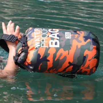 Waterproof Swimming Bag 5-30L Dry Sack Camouflage Fishing Boating Kayaking Storage Drifting Rafting Bag River Trekking Bags