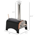 เตาอบพิซซ่าอนุภาคแบบพกพาขนาดกะทัดรัดสำหรับใช้ในบ้าน