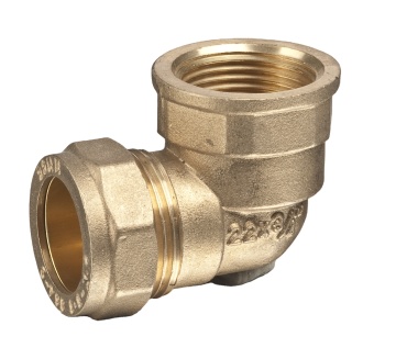 T-Shape Three Ferrule Brass Tee Compression Pipe Fitting