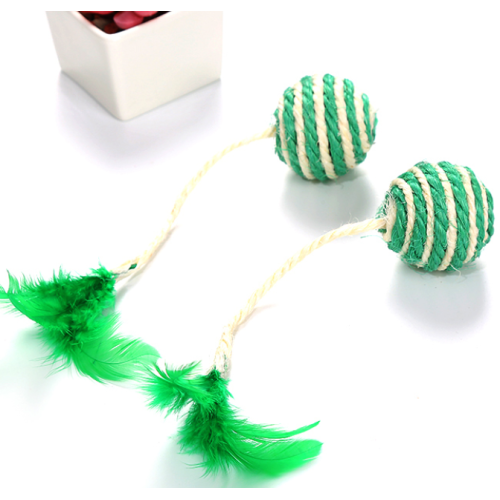 Dog Cat Feather Toys