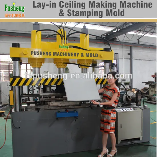 High quality 160T Aluminum ceiling forming Hydraulic press Lay in ceiling making machine
