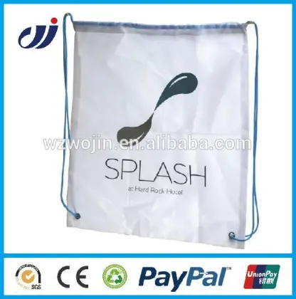 shoe packing logo print large satin drawstring bags custom printed drawstring shoe bags