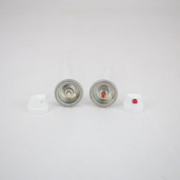 Insecticide spray tin can metal valve plastic actuator